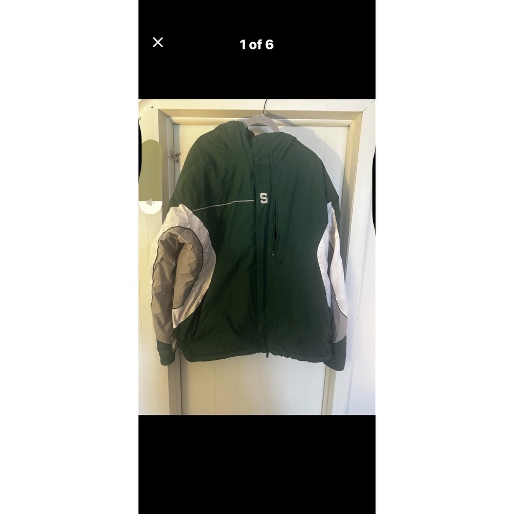 Columbia Michigan State Reversible Jacket Sz XXL Men's